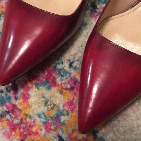 Prada red ombré kitten heels 38.5 - Picture 2 of 5
